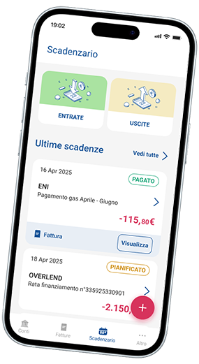 Anteprima dell'app mobile Klaro – esempio di interfaccia su dispositivo